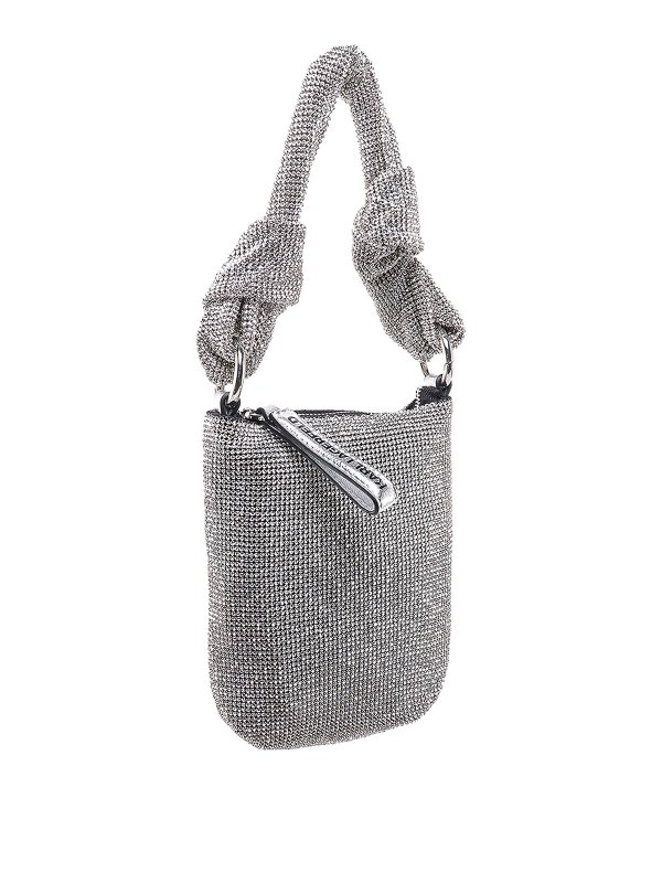 KARL LAGERFELD: totes bags online - Handbag with all-over rhinestones