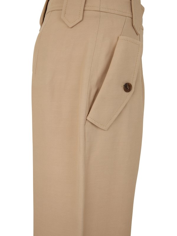 iKRIX ALBERTA FERRETTI: カジュアルトラウザー - カジュアルパンツ - ブラウン