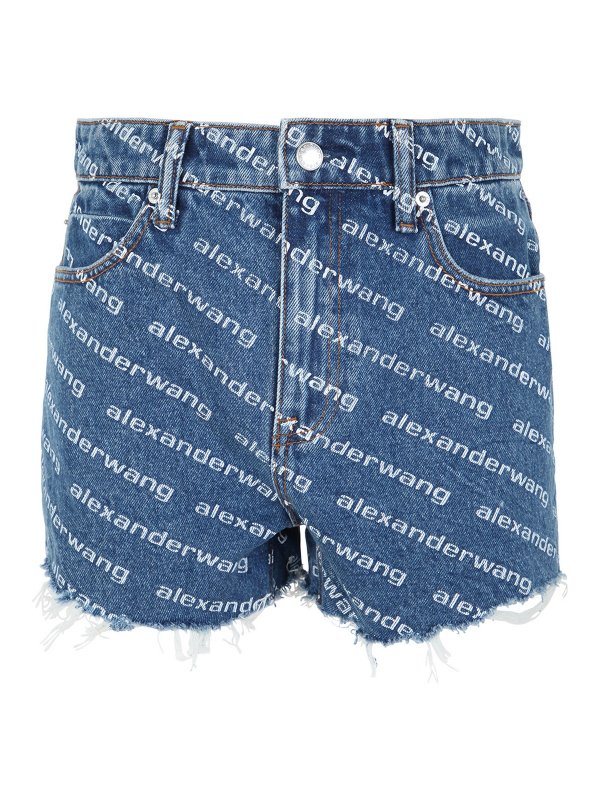 ALEXANDER WANG: Shorts - Short - Bleu