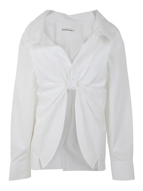 ALEXANDER WANG: shirts - Butterfly pull up button down shirt