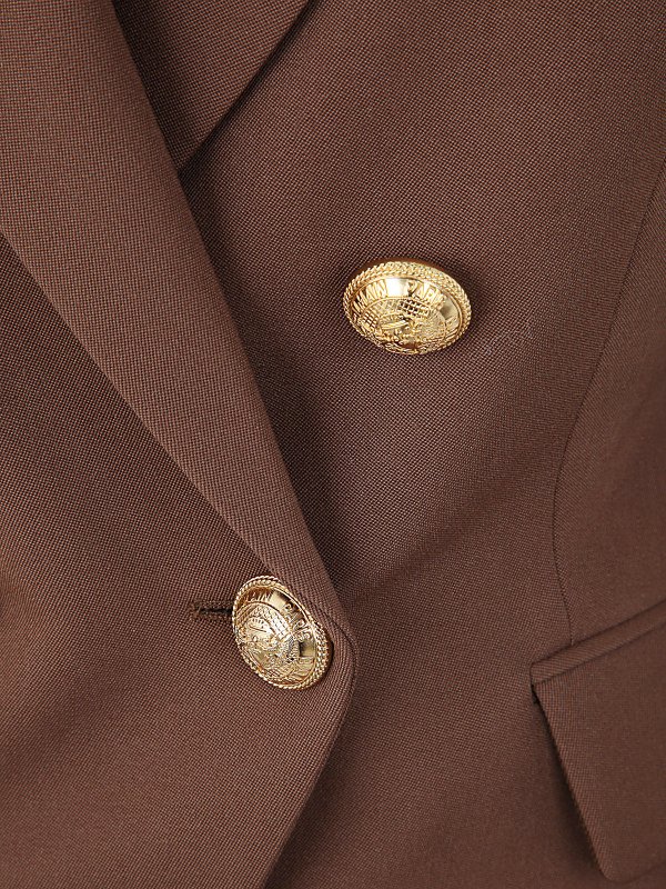 iKRIX Balmain: blazers - Gold buttoned blazer