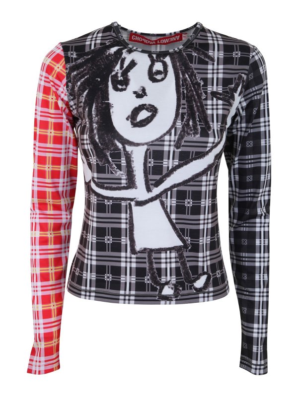 CHOPOVA LOWENA: Camisetas - Camiseta - Gris