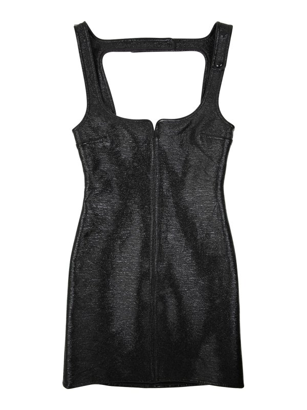 Courreges: ショートドレス - ショートドレス - 黒