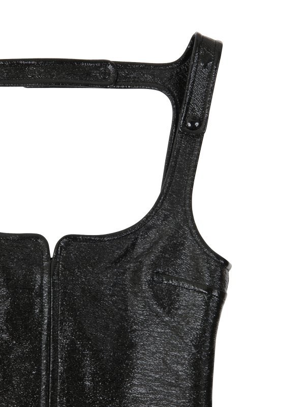 iKRIX Courreges: ショートドレス - ショートドレス - 黒