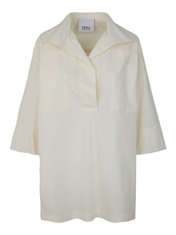 Erika Cavallini: bluse - Camicia Zoe in cotone