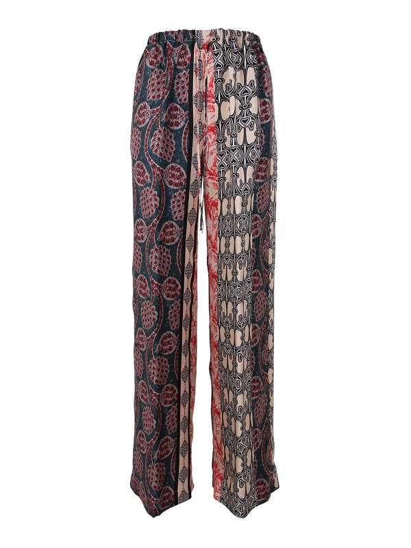 Erika Cavallini: カジュアルトラウザー - カジュアルパンツ - マルチカラー