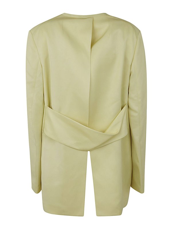 JIL SANDER: Manteaux courts online - Manteau Court - Jaune