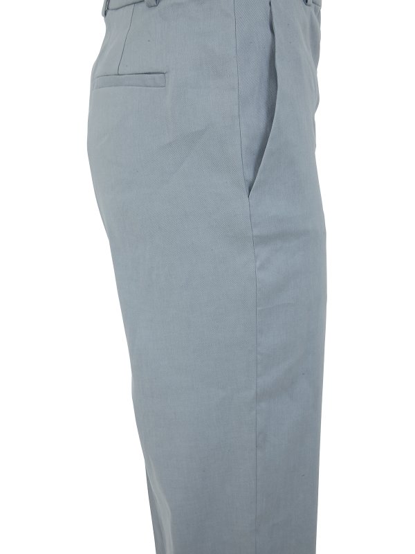 iKRIX Joseph: テーラードトラウザー - テーラードパンツ - ブルー