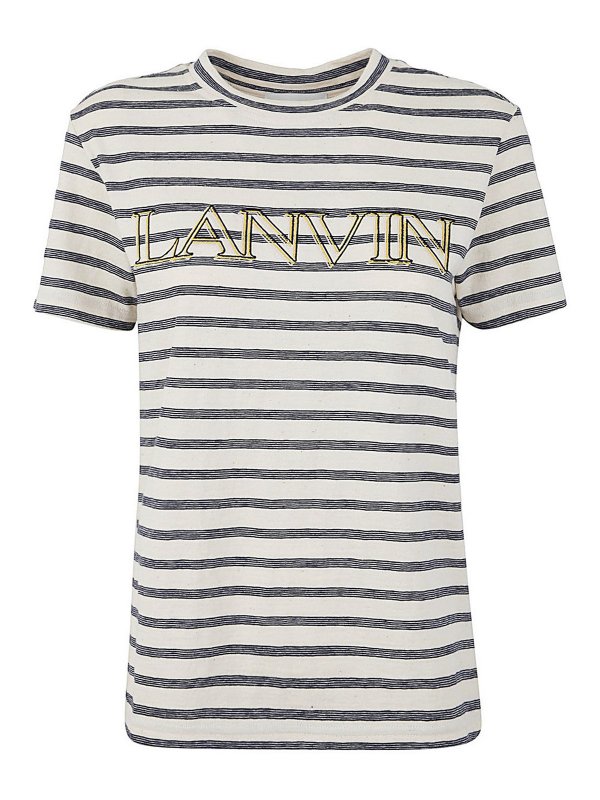 LANVIN: T-shirts - T-Shirt - Weiß