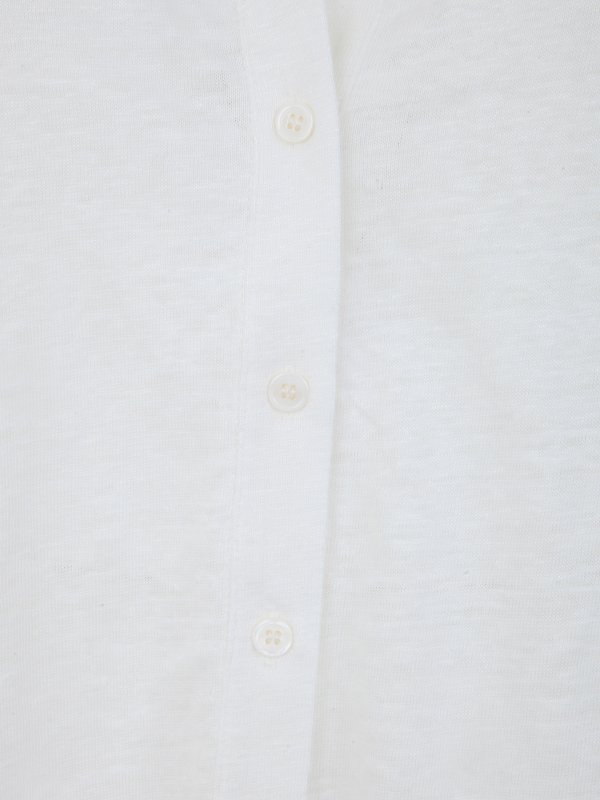 iKRIX Majestic Filatures: shirts - V-neck linen blouse