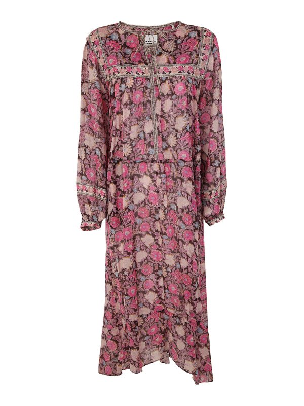 Isabel Marant Etoile: maxi dresses - Floral printed long dress