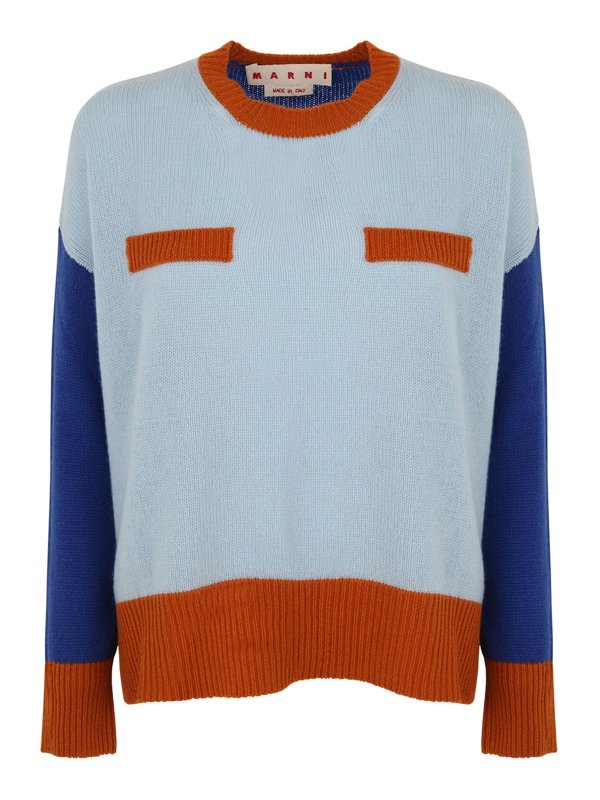 Marni: crew necks - Knitted cashmere Pullover