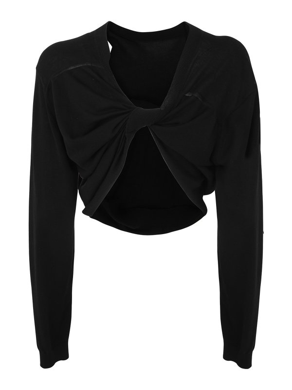 N°21: Tops & Tank tops online - Knotted cotton top