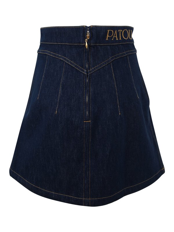PATOU: Knielange und Midi Röcke online - Midirock - Blau