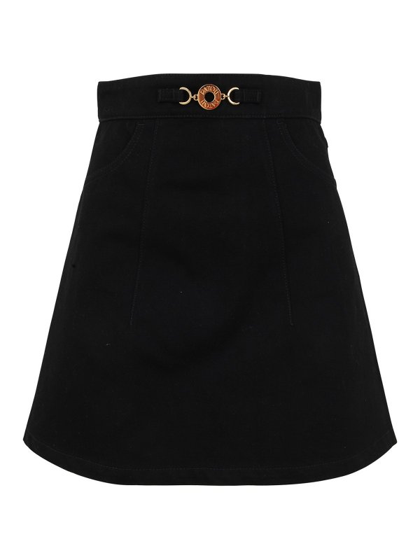 PATOU: ニーレングススカート＆ミディ丈 - 膝丈/ミディスカート - 黒