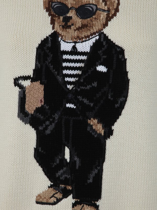 iKRIX POLO RALPH LAUREN: Strickpullover mit Rundhalsausschnitt - Rundhalspullover - Weiß