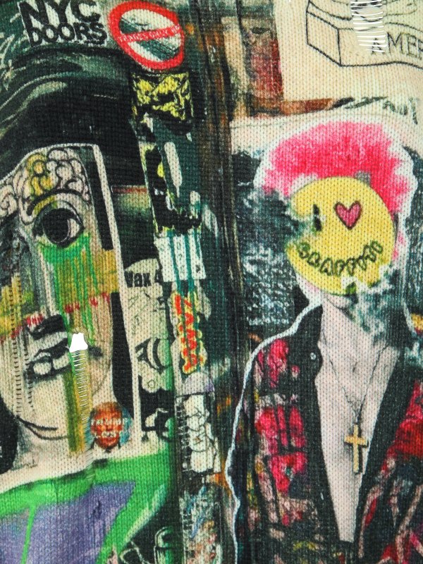 iKRIX R13: crew necks - Graffiti oversized pullover