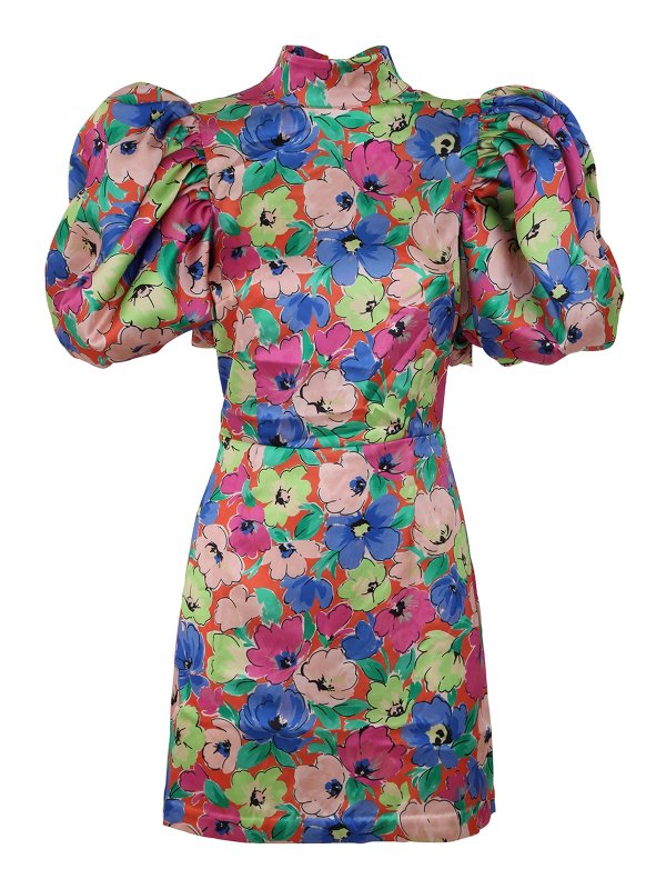 ROTATE Birger Christensen: Knielange Kleider - Knielanges Kleid - Bunt