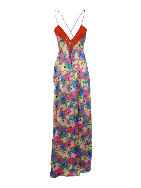 ROTATE Birger Christensen: maxi dresses online - Floral silk dress