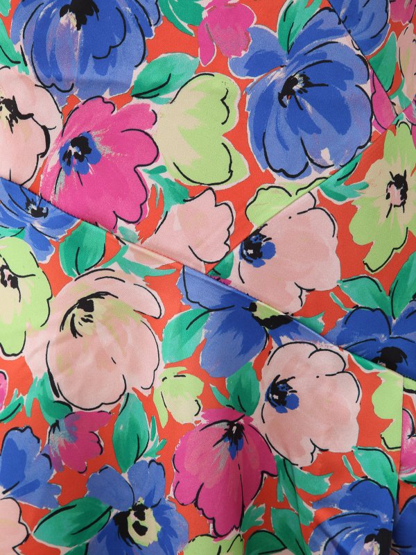 iKRIX ROTATE Birger Christensen: maxi dresses - Floral silk dress