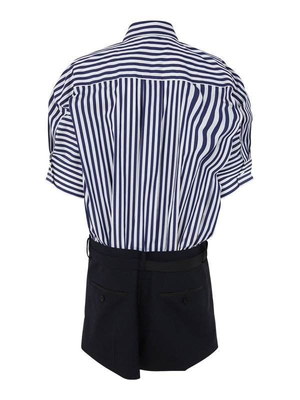 Sacai: ショートドレス online - ショートドレス - ブルー