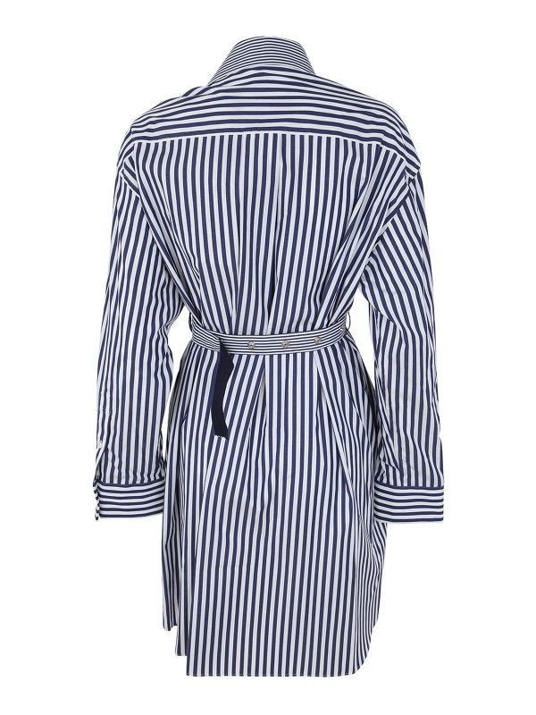 Sacai: ニーレングスドレス online - 膝丈ドレス - ブルー