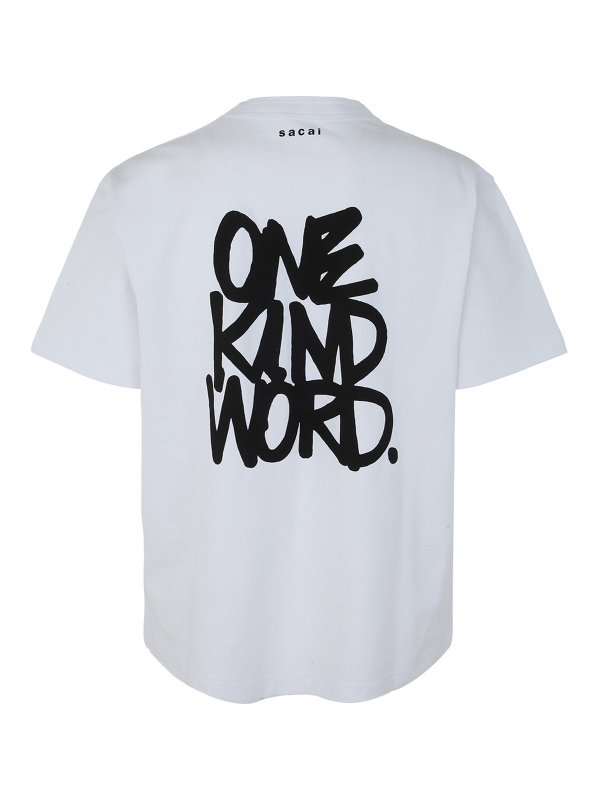 Sacai: Camisetas online - Camiseta - Blanco