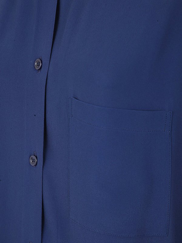 iKRIX Semicouture: Vestidos largos - Vestido Largo - Azul