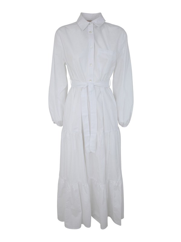 Semicouture: Maxi robe - Maxi Robe - Blanc