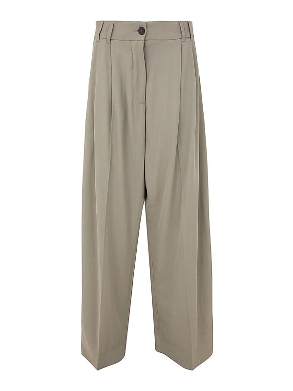 STUDIO NICHOLSON: カジュアルトラウザー - カジュアルパンツ - 緑