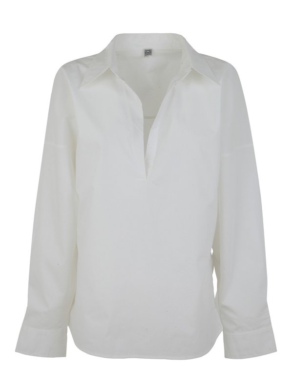 TOTEME: Blusen - Bluse - Weiß