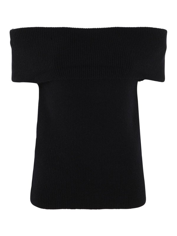 TOTEME: Tops y camisetas sin mangas - Top - Negro