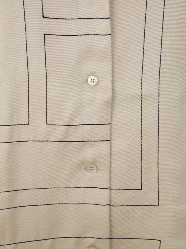 iKRIX TOTEME: blazers - Monogram silk blazers