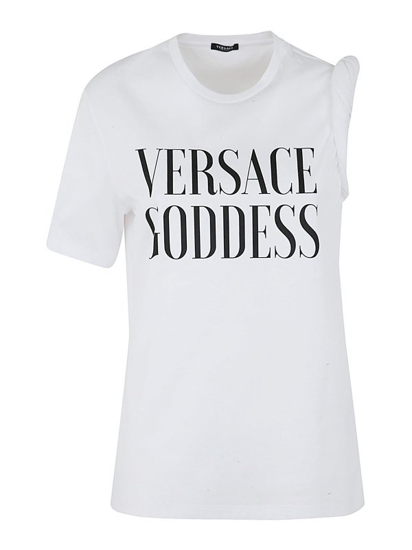 VERSACE: T-shirts - T-Shirt - Weiß