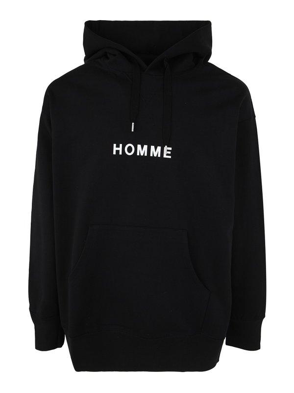 COMME DES GARÇONS HOMMES PLUS: スウェット＆セーター - スウェットシャツ/セーター - 黒