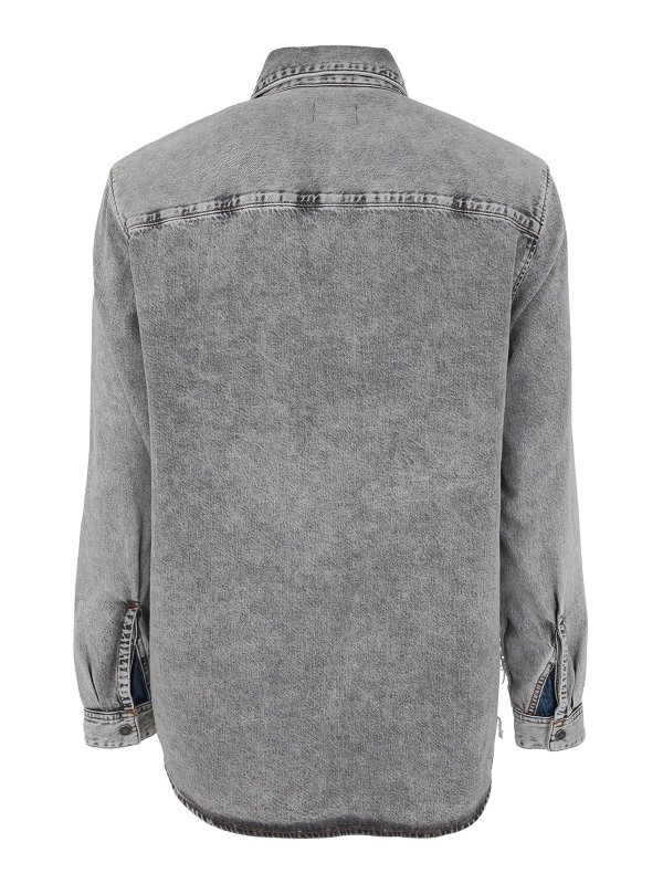 DIESEL: shirts online - Logo denim jacket