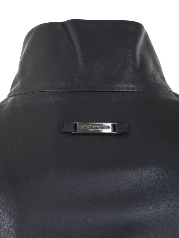 iKRIX EMPORIO ARMANI: leather jacket - Leather jacket