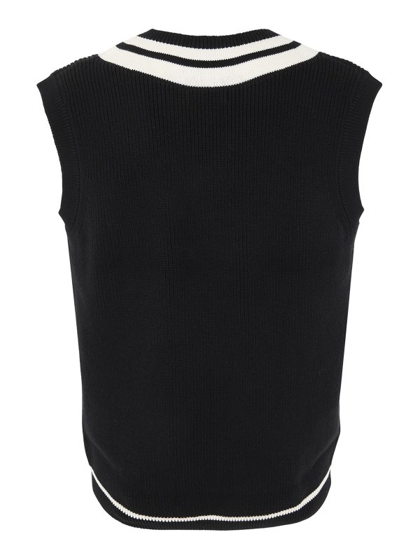 FRED PERRY: Col en V online - Pull À Col V - Noir