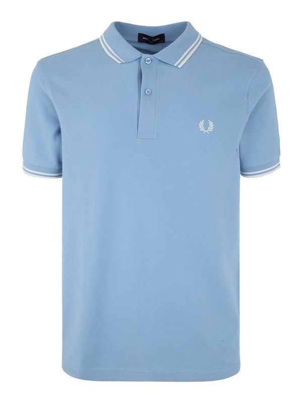 FRED PERRY: Poloshirts - Hemd - Hellblau
