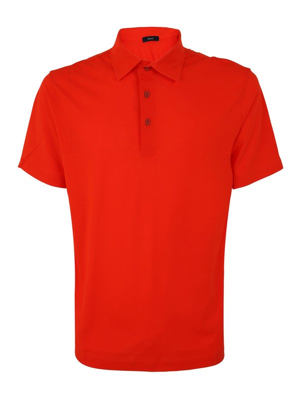 HERNO: ポロシャツ - ポロシャツ - オレンジ