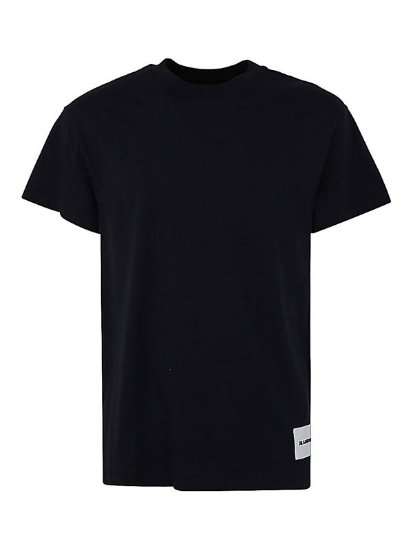JIL SANDER: T-shirts - T-Shirt - Dunkelblau
