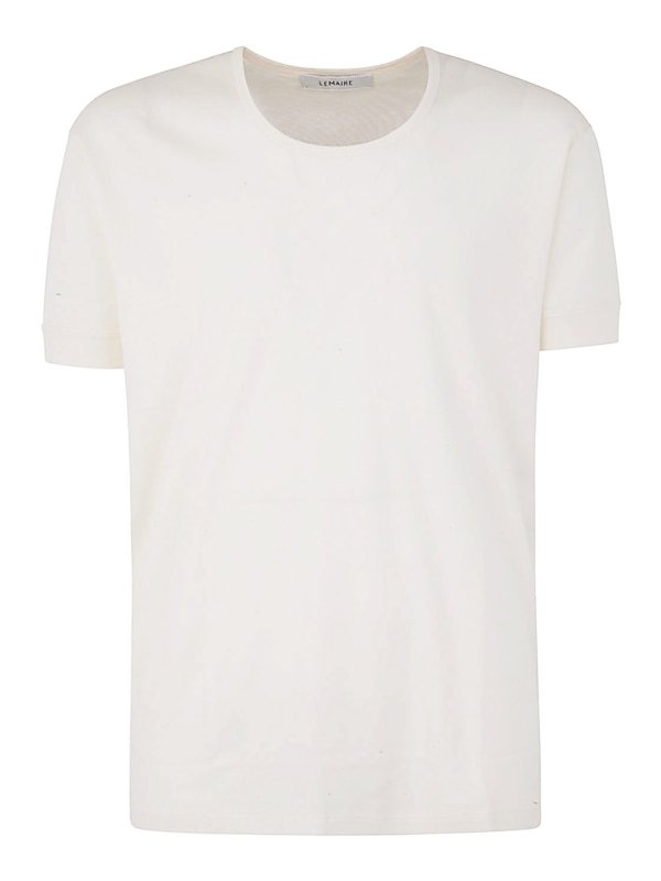 LEMAIRE: Camisetas - Camiseta - Blanco
