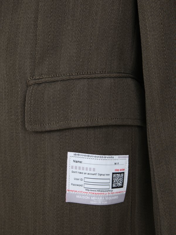 iKRIX MAISON MIHARA YASUHIRO: Blazer - Blazer - Marrón