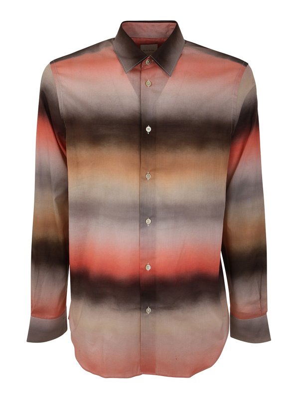 PAUL SMITH: shirts - Ombre effect  shirt