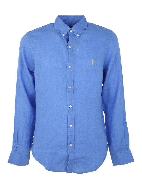 POLO RALPH LAUREN: Hemden - Hemd - Hellblau