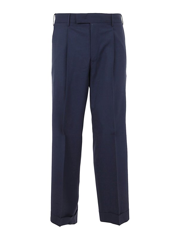 PT TORINO: カジュアルトラウザー - カジュアルパンツ - ブルー