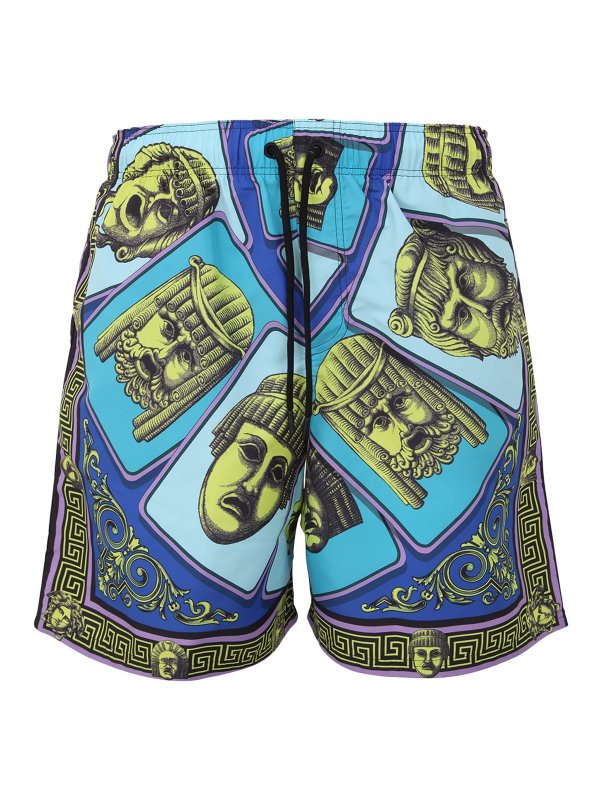 VERSACE: Shorts de bain - Short De Bain - Multicolore