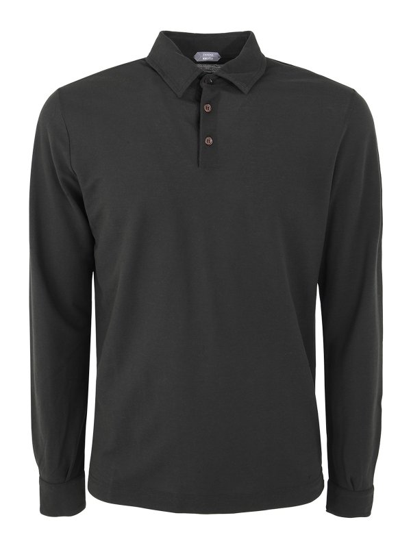 ZANONE: Poloshirts - Poloshirt - Grün