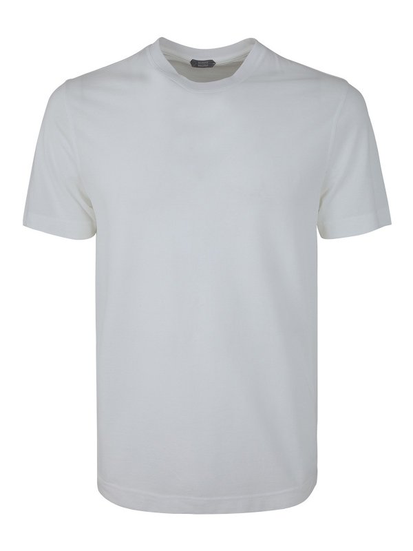 ZANONE: T-shirts - T-Shirt - Blanc