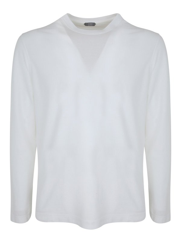 ZANONE: T-shirts - T-Shirt - Blanc